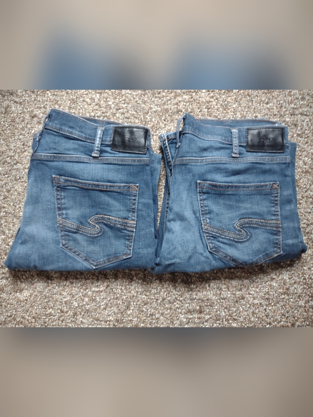 2 Men's Silver ZAC Boot Jeans 36x36